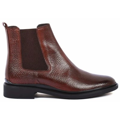 CHELSEA BOOTS HOMME CUIR 039 Marron| 100% Cuir Véritable Tendance