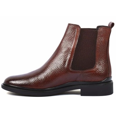 CHELSEA BOOTS HOMME CUIR 039 Marron| 100% Cuir Véritable Tendance