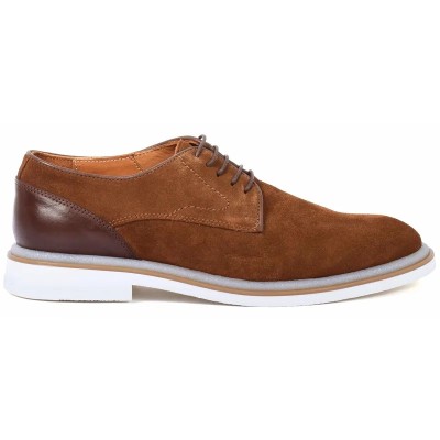 DERBIES HOMME DAIM 2406 : daim marron , style assuré