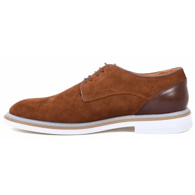 DERBIES HOMME DAIM 2406 : daim marron , style assuré