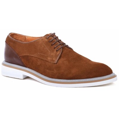 DERBIES HOMME DAIM 2406 : daim marron , style assuré
