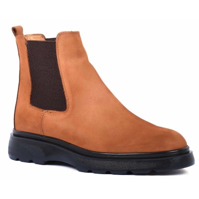 Boots Homme ELITO 2414 Camel : Nubuck, Confort et Style