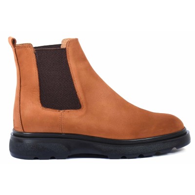 Boots Homme ELITO 2414 Camel : Nubuck, Confort et Style