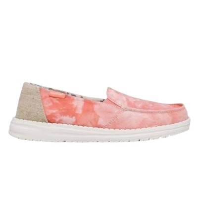 Chaussures été roses tie-dye - légères & ultra souples