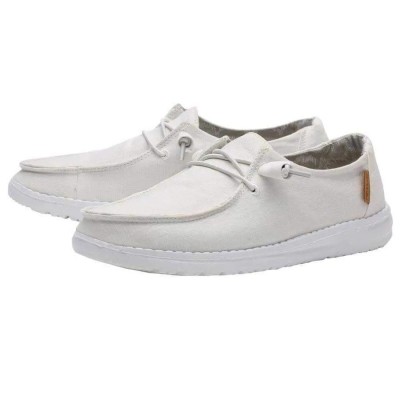 HEY DUDE - WENDY CHAMBRAY - 121410123 - BLANC