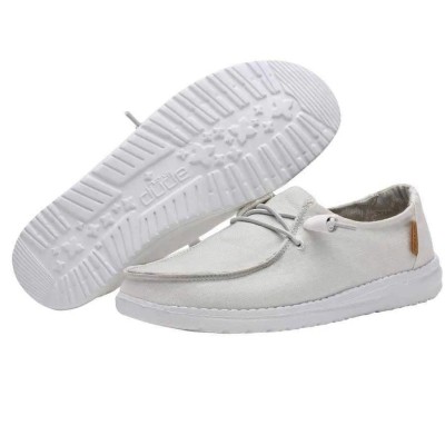 HEY DUDE - WENDY CHAMBRAY - 121410123 - BLANC