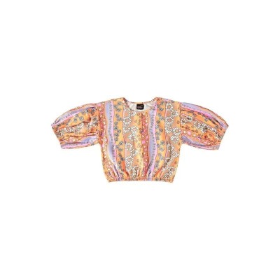 Ensemble Fille : Chemisier Court et Jupe Courte 1206-31629-FLO889