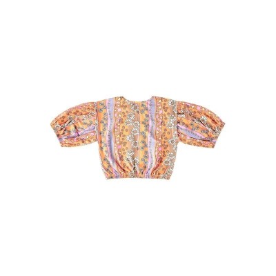 Ensemble Fille : Chemisier Court et Jupe Courte 1206-31629-FLO889