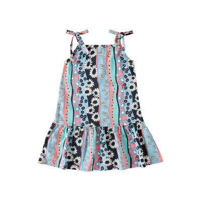 Vêtement fille Vestido Florido 0501-31628-FLO890 multicolore