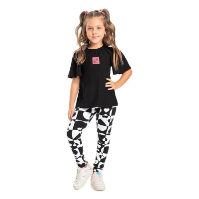 Ensemble Fille Chemisier Trapèze et Legging 1216-299338-008910