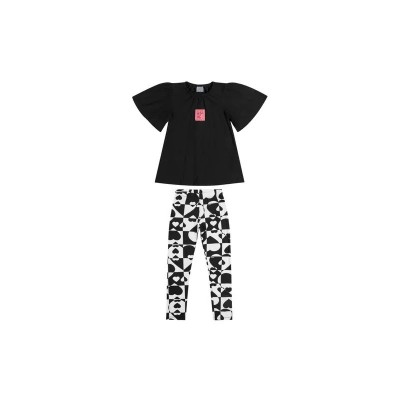 Ensemble Fille Chemisier Trapèze et Legging 1216-299338-008910