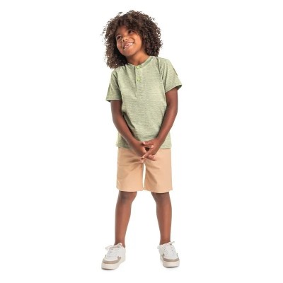 Ensemble Garçon T-shirt Rayé et Short 1208-30026-130535