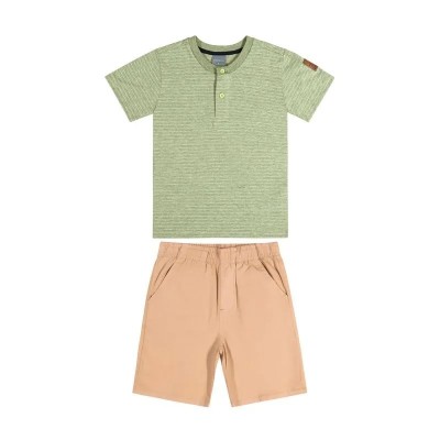 Ensemble Garçon T-shirt Rayé et Short 1208-30026-130535