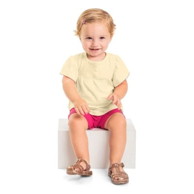 Ensemble Bébé Fille Blouse et Short 1206-29897-120710