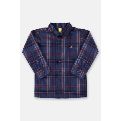 Chemise  enfant  CAMISA INFANTIL 0604-44652-194027 Bleu marine
