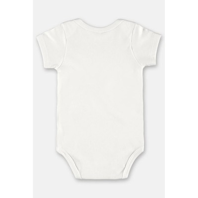Body enfant BODY MANGA CURTA EM SUED 2501-42719-000101 Blanc