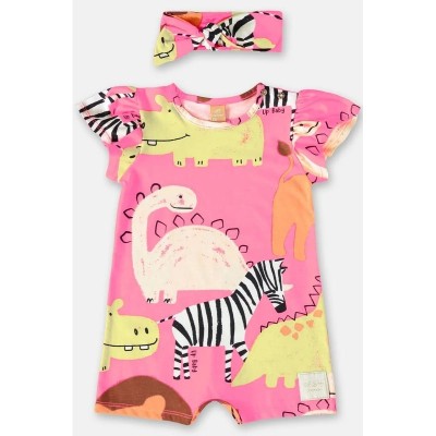 Combishort enfant  MACAQUINHO E FAIXA 1256-44671-AB1983 Multicolore