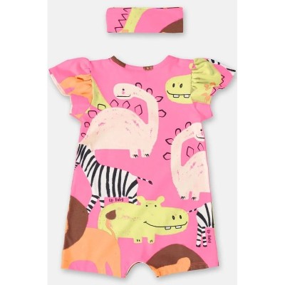 Combishort enfant  MACAQUINHO E FAIXA 1256-44671-AB1983 Multicolore