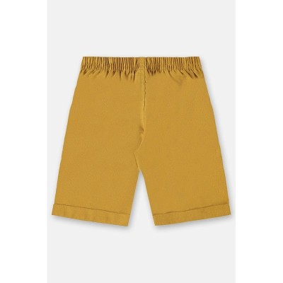Pantalon enfant BERMUDA EM LINHO 1901-43944-150948 Marron