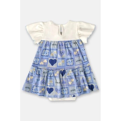 Combishort enfant  BODY VESTIDO MANGA CU 2501-44664-AB1961 Multicolore