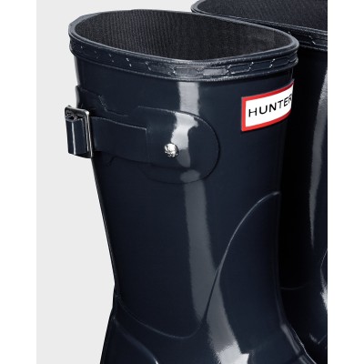 HUNTER -  WOMEN ORG SHORT GLOSS - HUN-WFS1000RGL-NVY - BLEU MARINE  VERNIS