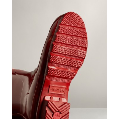 HUNTER -  WOMEN ORG SHORT GLOSS - HUN-WFS1000RGL-MLR - ROUGE VERNIS