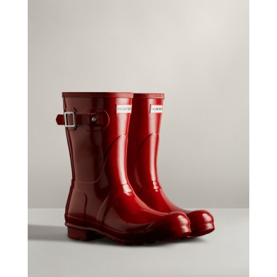 HUNTER -  WOMEN ORG SHORT GLOSS - HUN-WFS1000RGL-MLR - ROUGE VERNIS