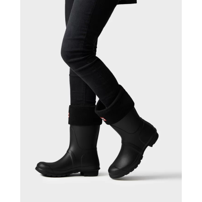 HUNTER - UNISEX BOOT SOCK - SHORT - UAS3011AAA - NOIR