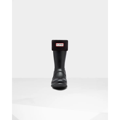 HUNTER - UNISEX BOOT SOCK - SHORT - UAS3011AAA - NOIR