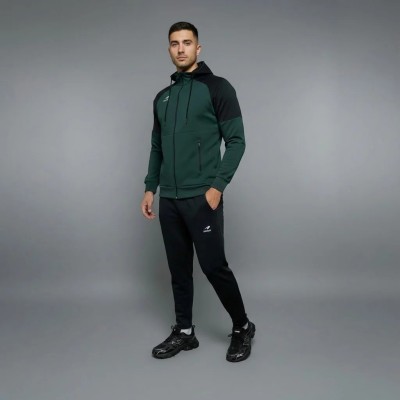 Survêtement Homme 829-VT – Vert & Noir à Capuche | CityMode.tn