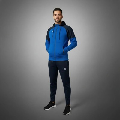 Survêtement Homme 829-BL – Bleu & Marine à Capuche | CityMode.tn