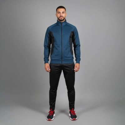 Survêtement homme bleu pétrole satin AUSLESE Réf 805-BLP | Citymode.tn