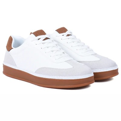 Sneakers Homme GLA SHOES Blanc – Confort & Style – Réf GLA-FA-1-BC