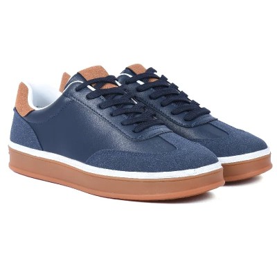 Sneakers Homme GLA SHOES Bleu Marine – Confort & Style – Réf GLA-FA-1-BLM
