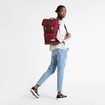 Sac Ã  dos vintage avec boucle et cordon â€“ Compartiment PC 15â€³