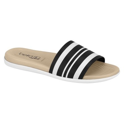 BEIRA RIO- TAMANCO FEMININO - 8360-222-19448-15745 - NOIR/BLANC