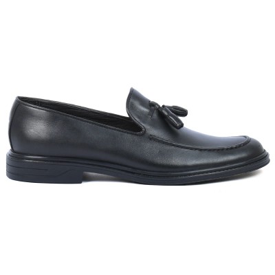 Mocassin Homme Cuir Noir MX-220-N