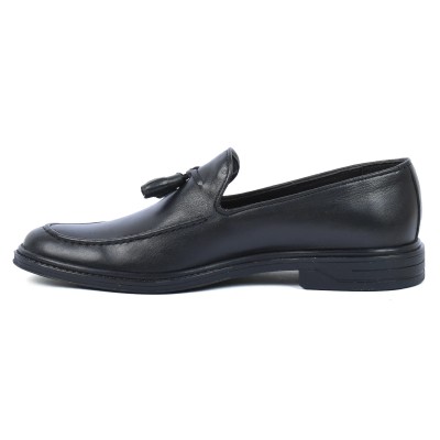 Mocassin Homme Cuir Noir MX-220-N