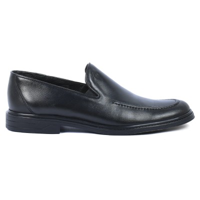 Mocassin homme en cuir noir élégant – MX-228-N