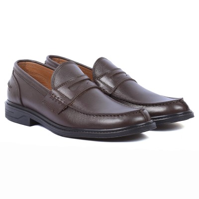 Mocassin Homme Cuir Élégant MX-245-M Marron