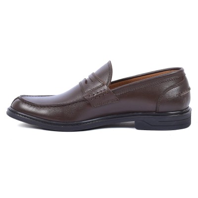 Mocassin Homme Cuir Élégant MX-245-M Marron