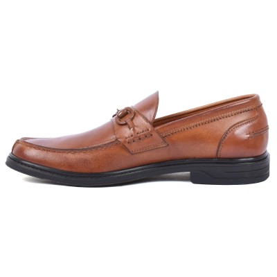Mocassin Homme Cuir Camel MX-246-C Élégant