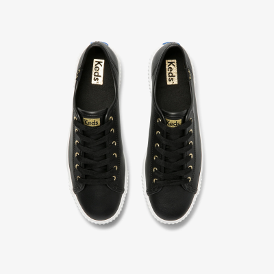 KEDS - TRIPLE KICK AMP LEATHER - KED-WH64549 - NOIR