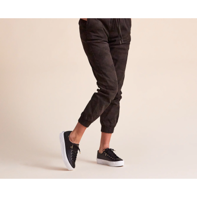 KEDS - TRIPLE KICK AMP LEATHER - KED-WH64549 - NOIR