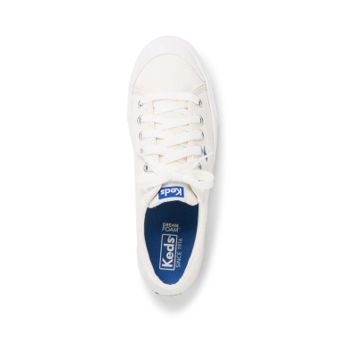 KEDS - CREW KICK 75 CANVAS - KED-WF61176 - BLANC