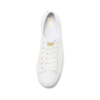 KEDS - TRIPLE KICK AMP LEATHER - KED-WH64550 - BLANC