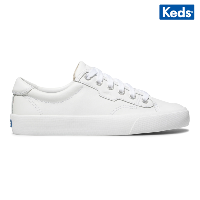 KEDS - CREW KICK 75 LEATHER  - KED-WH62790 - BLANC