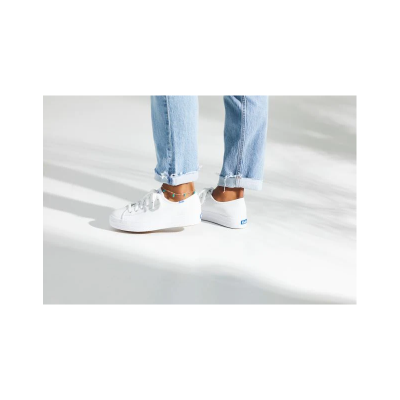 KEDS - TRIPLE KICK LEATHER   - KED-WH57310 - BLANC