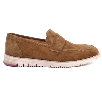Mocassin homme HOMME MODERNE Taupe – Cuir élégant