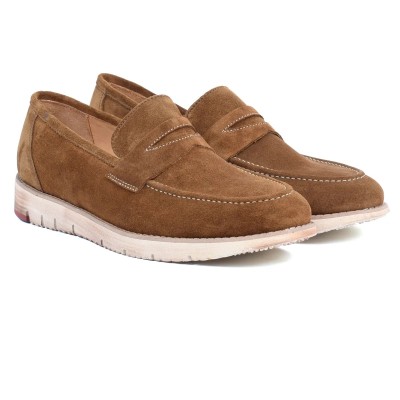 Mocassin homme HOMME MODERNE Taupe – Cuir élégant